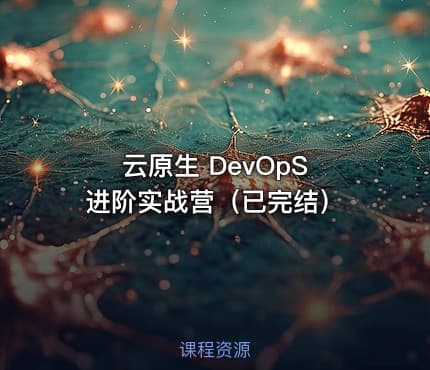 云原生 DevOpS 进阶实战营（已完结）