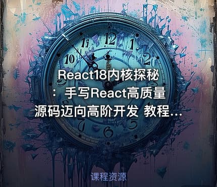 React18内核探秘：手写React高质量源码迈向高阶开发 教程下载