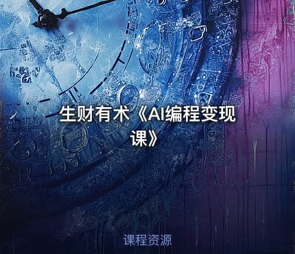 生财有术《AI编程变现课》