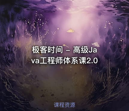 极客时间 - 高级Java工程师体系课2.0
