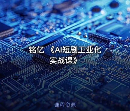 铭亿 《AI短剧工业化实战课》