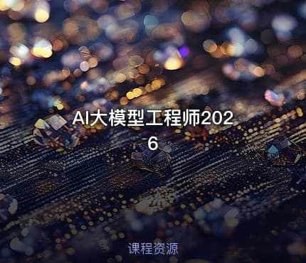AI大模型工程师2026