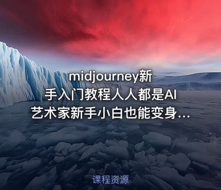 midjourney新手入门教程人人都是AI艺术家新手小白也能变身艺术大师
