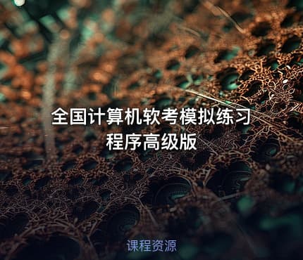 全国计算机软考模拟练习程序高级版
