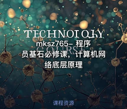 mksz765- 程序员基石必修课，计算机网络底层原理
