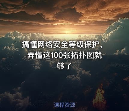 搞懂网络安全等级保护，弄懂这100张拓扑图就够了.pdf