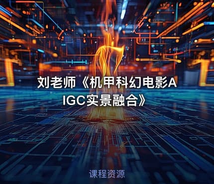 刘老师《机甲科幻电影AIGC实景融合》