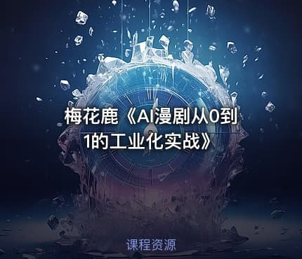 梅花鹿《AI漫剧从0到1的工业化实战》
