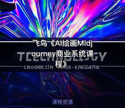 飞鸟《AI绘画Midjourney商业系统课程》