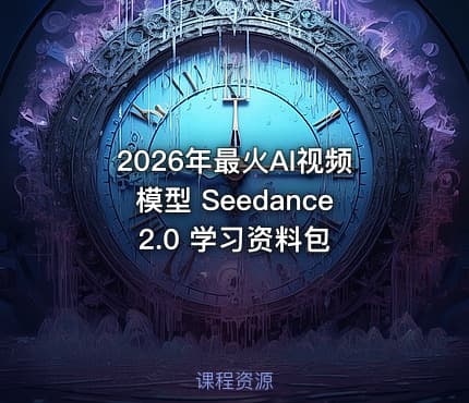 2026年最火AI视频模型 Seedance 2.0 学习资料包
