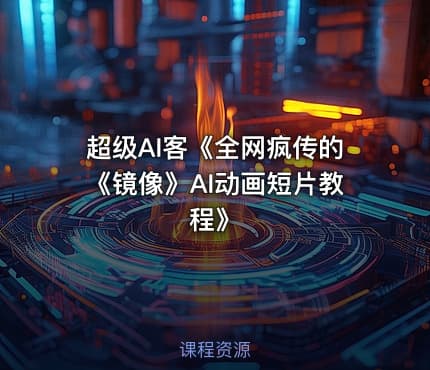 超级AI客《全网疯传的《镜像》AI动画短片教程》