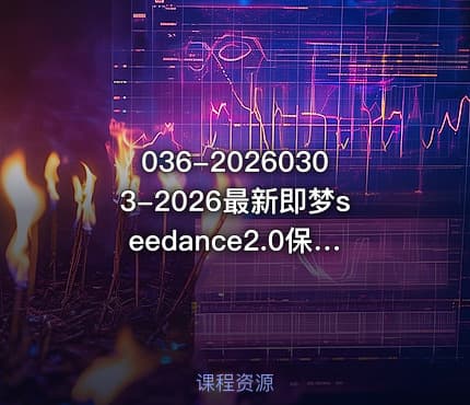 036-20260303-2026最新即梦seedance2.0保姆级教程手把手教你豆包即梦剪映AI玩转AI漫剧赛道更多资源