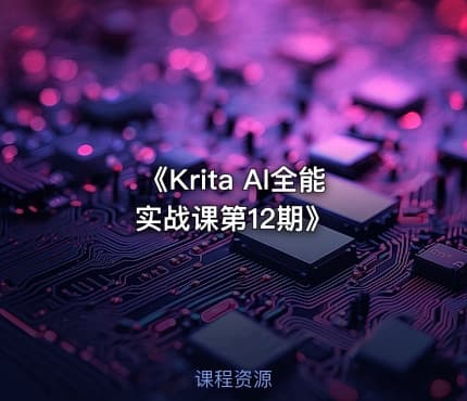 《Krita AI全能实战课第12期》