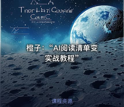 橙子：“AI阅读清单变实战教程”
