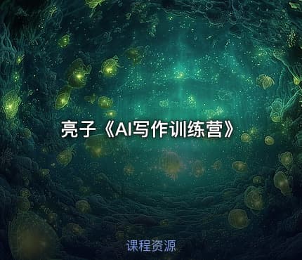 亮子《AI写作训练营》