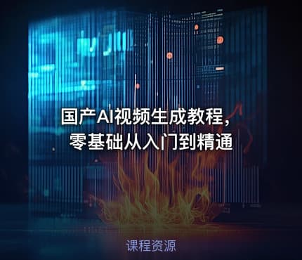 国产AI视频生成教程，零基础从入门到精通