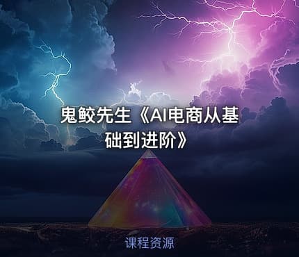 鬼鲛先生《AI电商从基础到进阶》