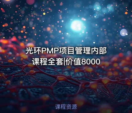 光环PMP项目管理内部课程全套|价值8000