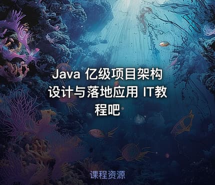 Java 亿级项目架构设计与落地应用 IT教程吧