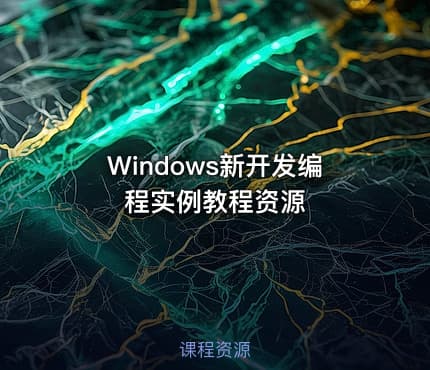 Windows新开发编程实例教程资源