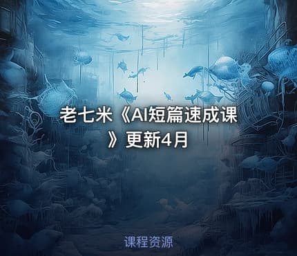 老七米《AI短篇速成课》更新4月