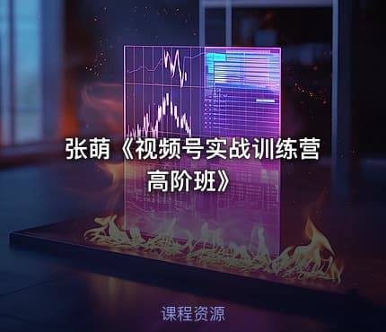 张萌《视频号实战训练营高阶班》