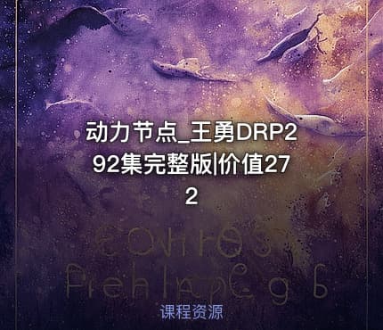 动力节点_王勇DRP292集完整版|价值272