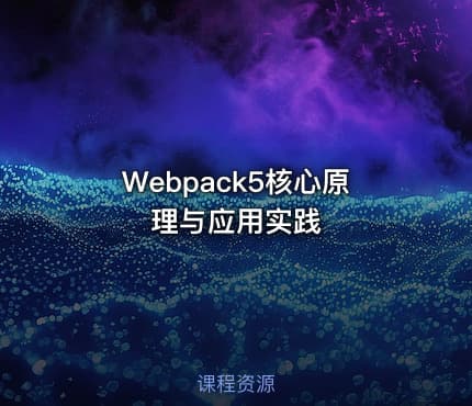 Webpack5核心原理与应用实践