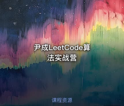尹成LeetCode算法实战营