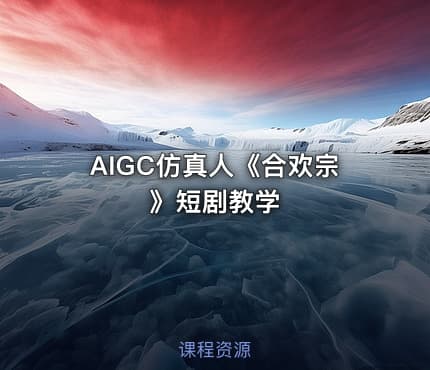 AIGC仿真人《合欢宗》短剧教学