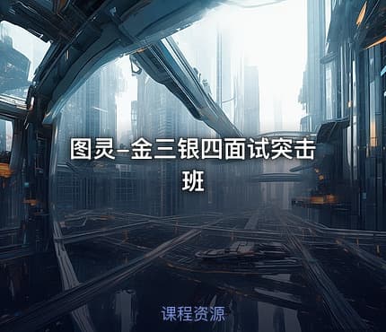 图灵-金三银四面试突击班