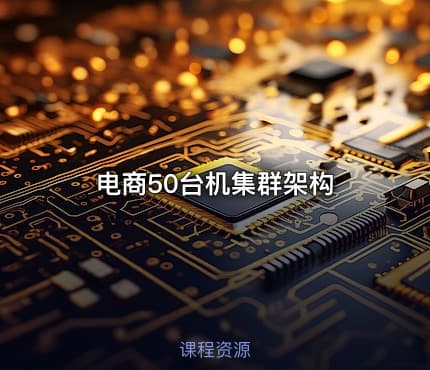 电商50台机集群架构