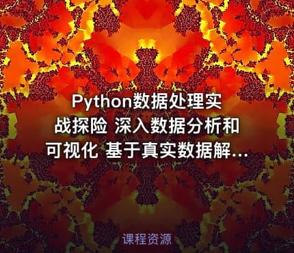 Python数据处理实战探险 深入数据分析和可视化 基于真实数据解决实际场景难题