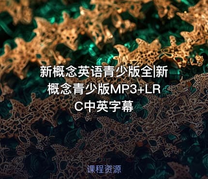 新概念英语青少版全|新概念青少版MP3+LRC中英字幕