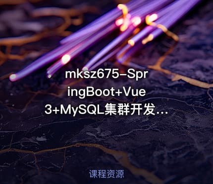 mksz675-SpringBoot+Vue3+MySQL集群开发大健康体检双系统