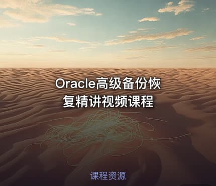 Oracle高级备份恢复精讲视频课程