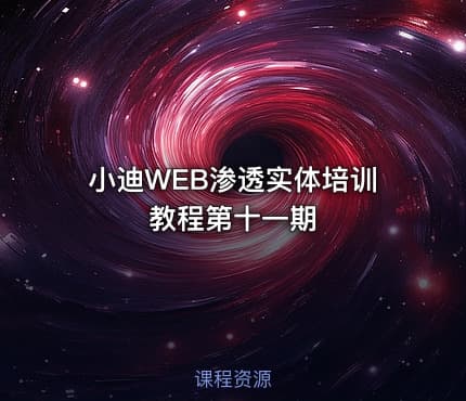 小迪WEB渗透实体培训教程第十一期