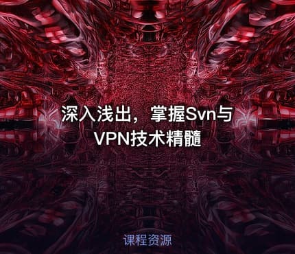 深入浅出，掌握Svn与VPN技术精髓