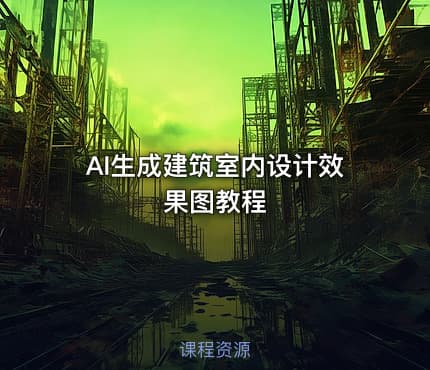 AI生成建筑室内设计效果图教程
