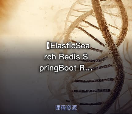 【ElasticSearch Redis SpringBoot RabbitMQ Docker SpringCloud】流行框架课程