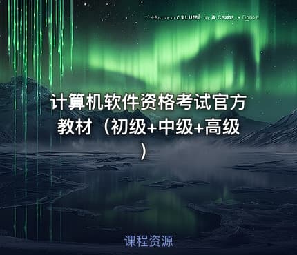 计算机软件资格考试官方教材（初级+中级+高级）