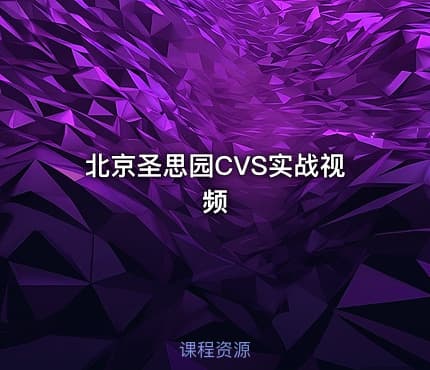 北京圣思园CVS实战视频