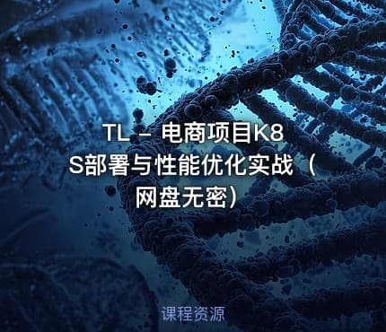 TL - 电商项目K8S部署与性能优化实战（网盘无密）