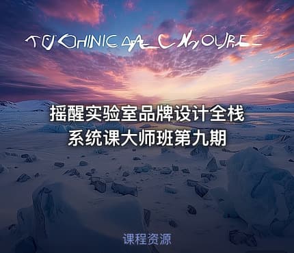 摇醒实验室品牌设计全栈系统课大师班第九期