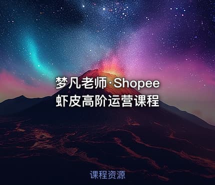 梦凡老师·Shopee虾皮高阶运营课程