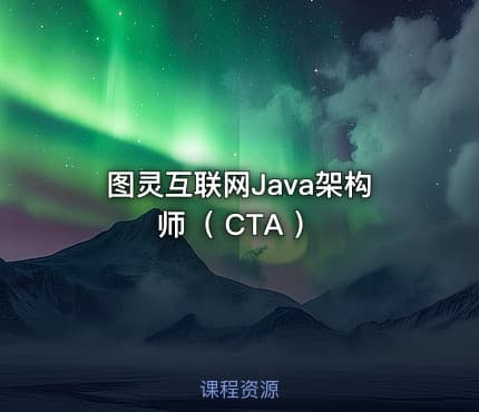 图灵互联网Java架构师（ CTA ）