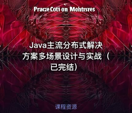 Java主流分布式解决方案多场景设计与实战（已完结）