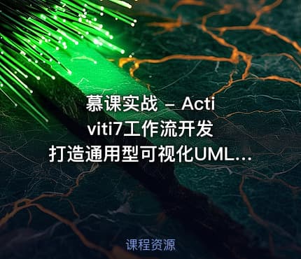 慕课实战 - Activiti7工作流开发 打造通用型可视化UML工作流系统