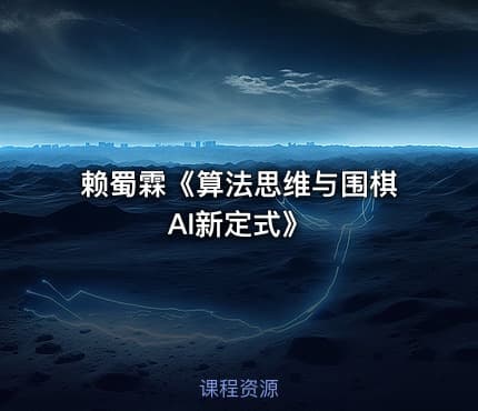 赖蜀霖《算法思维与围棋AI新定式》