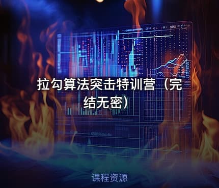 拉勾算法突击特训营（完结无密）